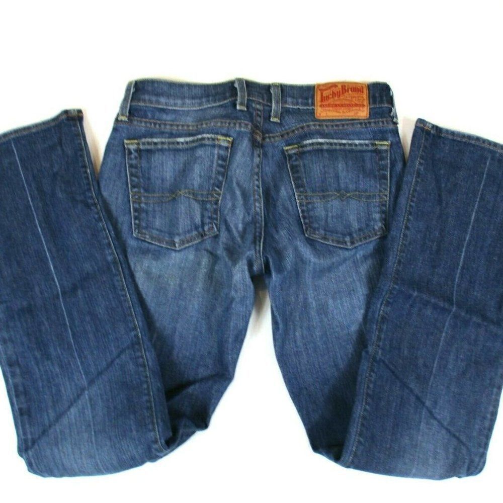 Lucky Brand Sundown Jeans By Gene Montesano Women's Size 27 Ringspun Denim - Picture 3 of 11
